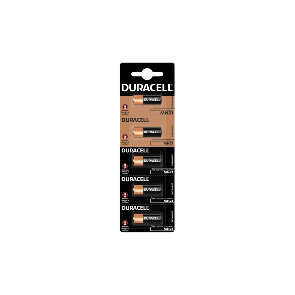 Батарейка Duracell MN21 / A23 12V * 5 (5008183) - зображення 1