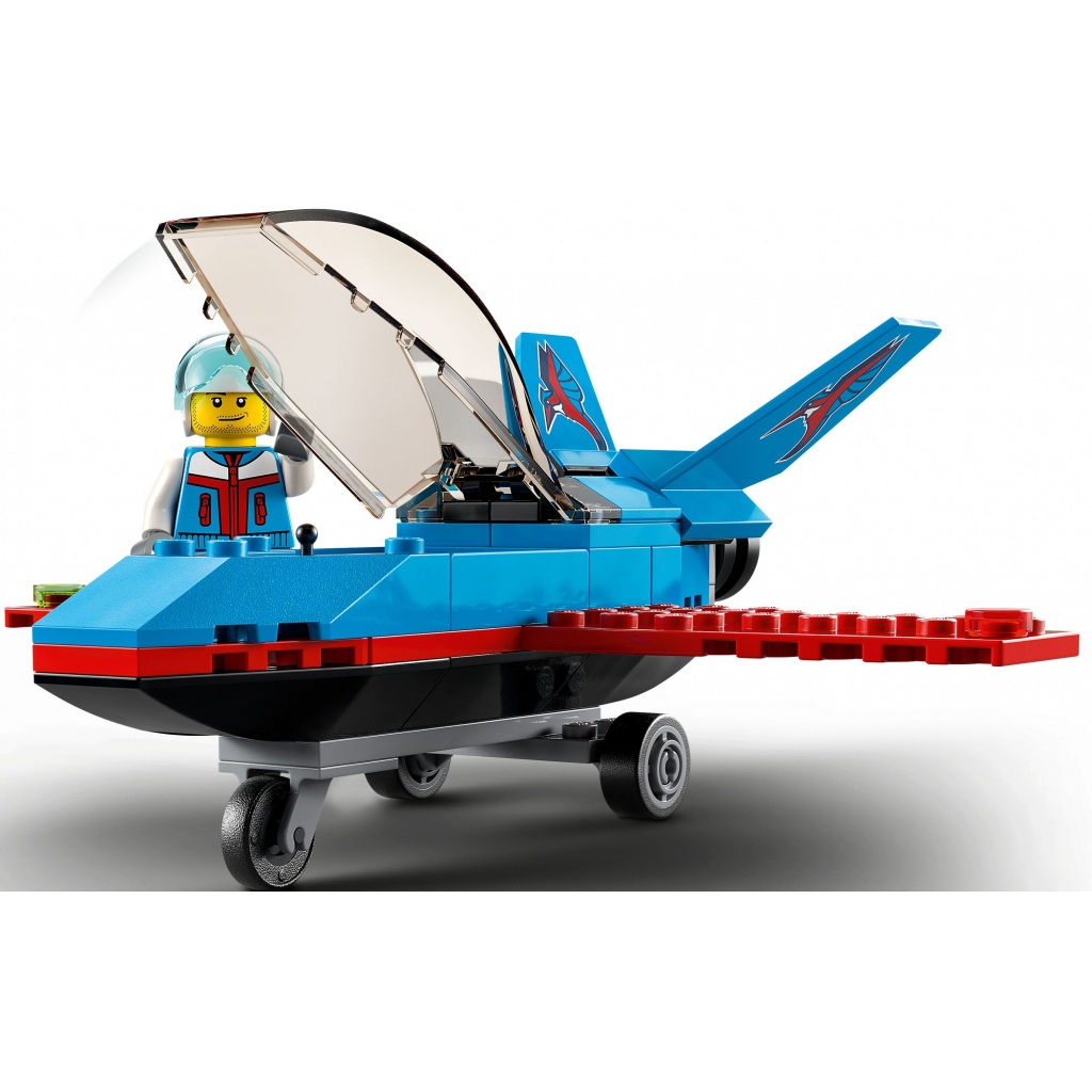 Конструктор LEGO City Great Vehicles Трюковий літак 59 деталей (60323) - зображення 4