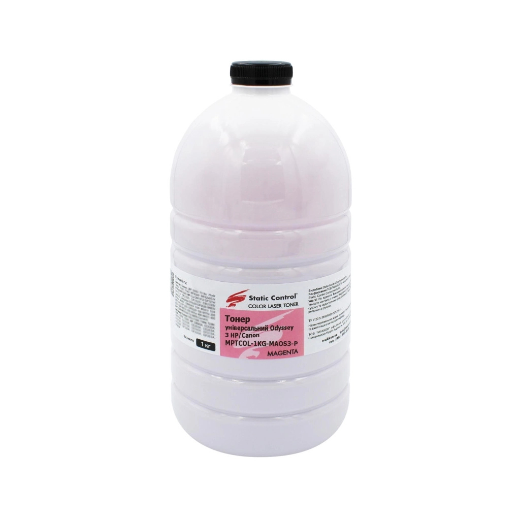 Тонер HP/Canon MPTCOL OS3 1 кг magenta (фасовка) Static Control (MPTCOL-1KG-MAOS3-P) - изображение 1