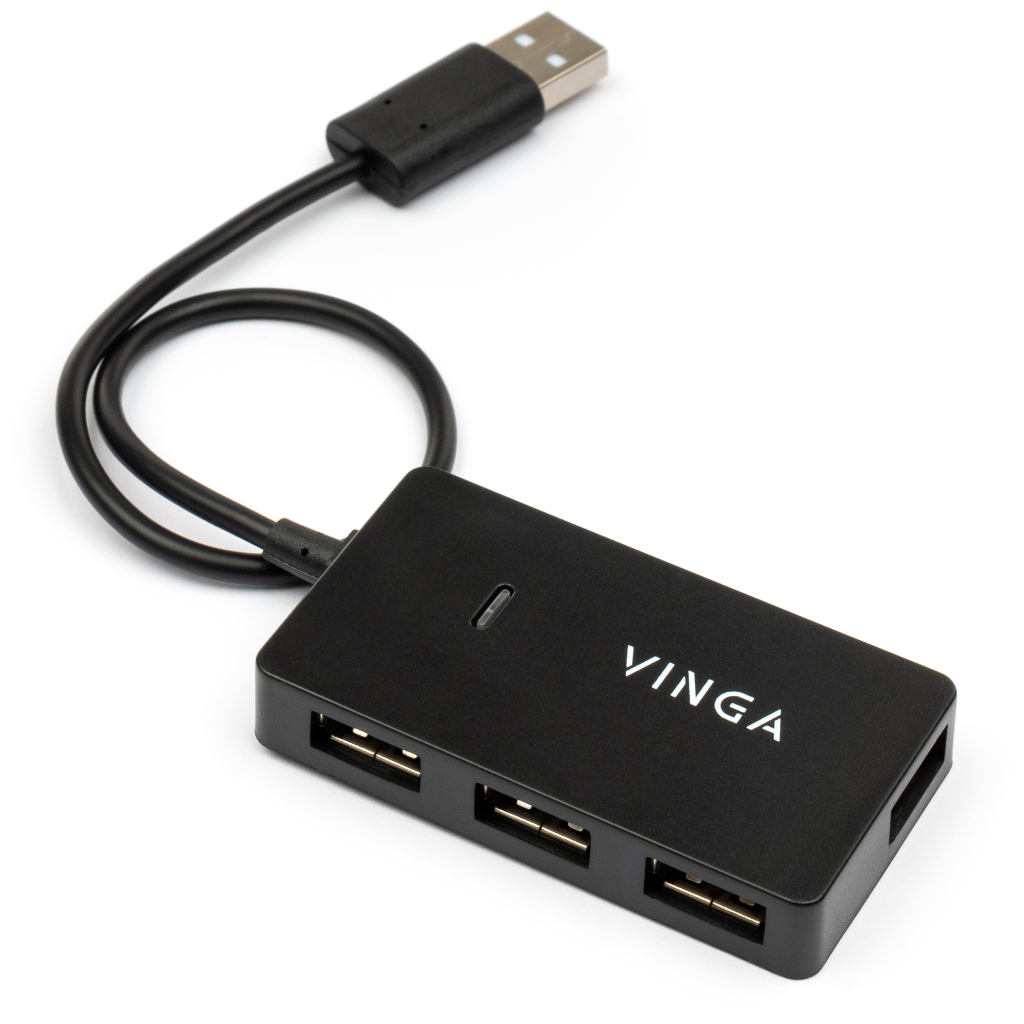 Концентратор Vinga USB2.0 to 4*USB2.0 HUB (VHA2A4) - зображення 3