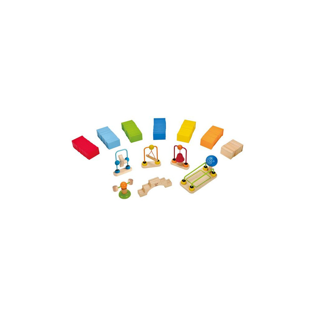 Конструктор Hape динамічний Ефект доміно Дінамо 107 елементів (E1042) - зображення 7