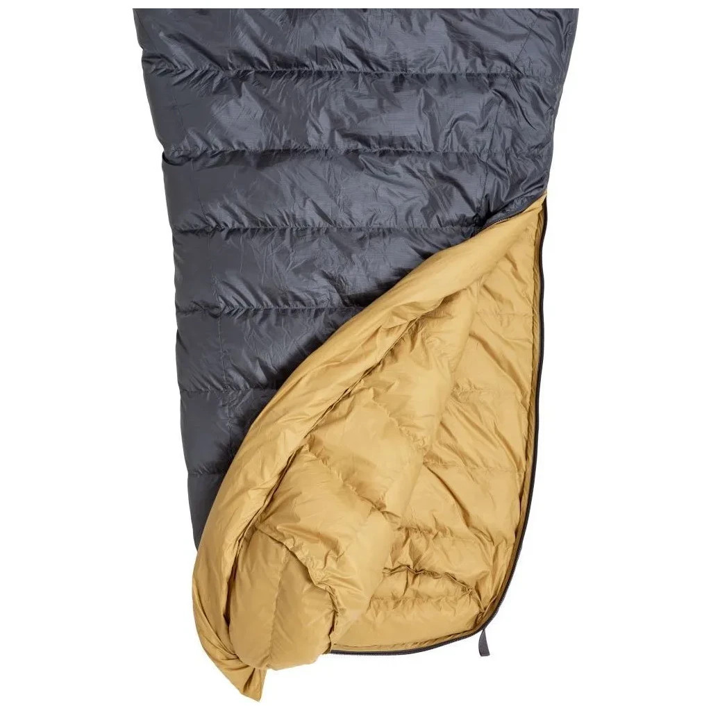 Спальний мішок Turbat Nox пуховий 250 grey/cheddar orange 195 см (012.005.0395) - зображення 4