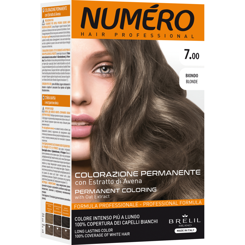 Фарба для волосся Brelil Numero 7.00 - Blonde 140 мл (8011935081271) - зображення 1