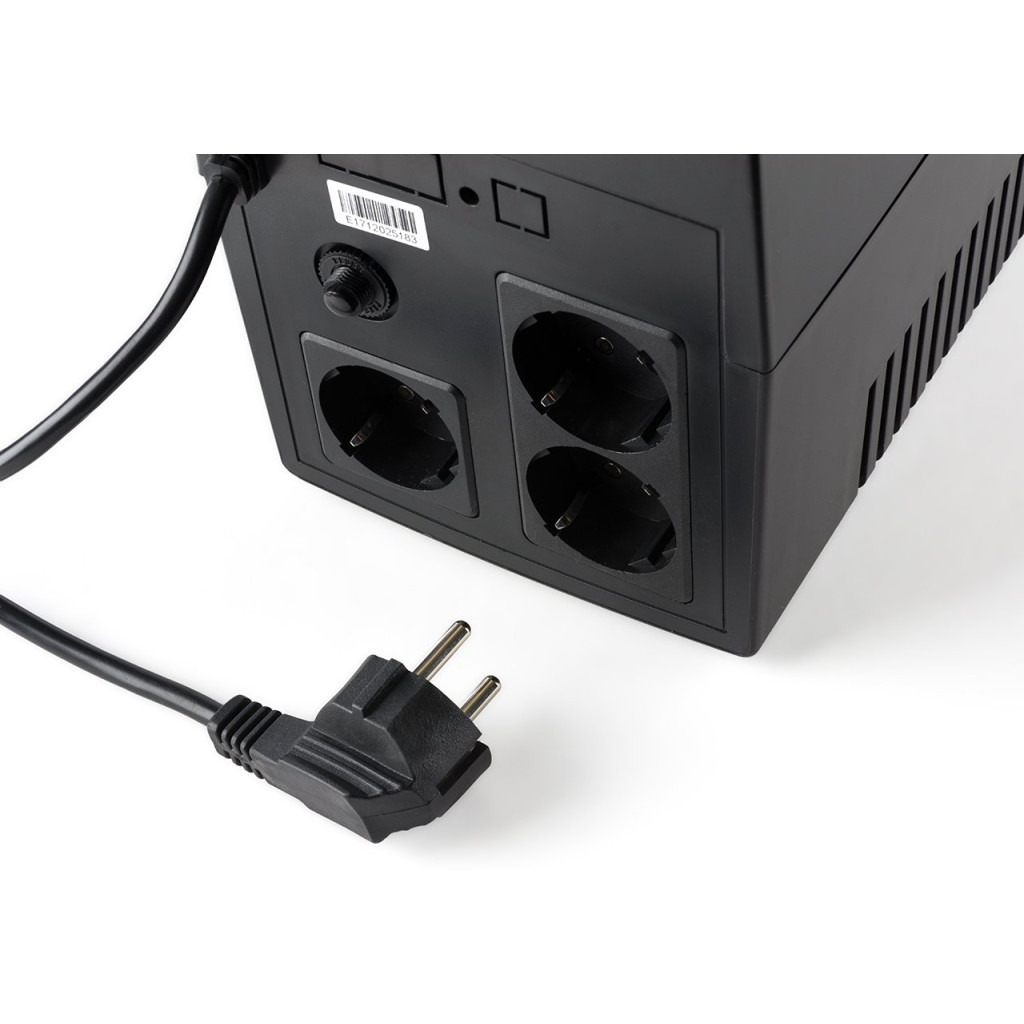 Пристрій безперебійного живлення Vinga LCD 1500VA plastic case (VPC-1500P) - зображення 7