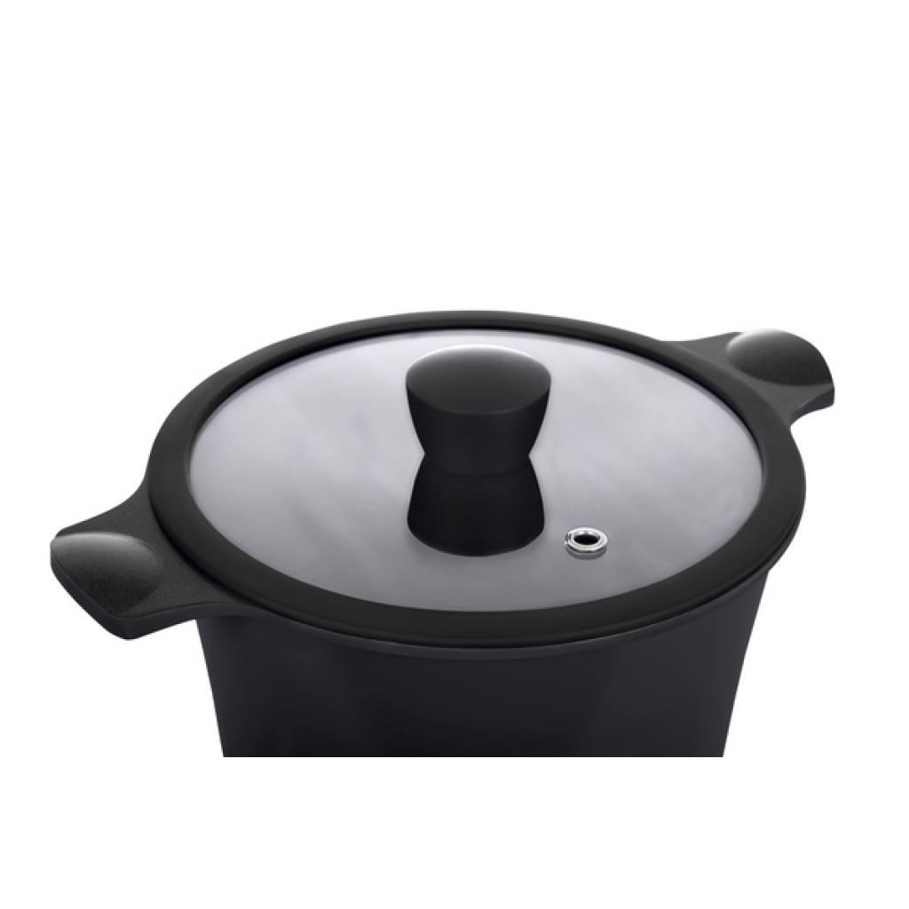 Каструля Ringel Zitrone black з кришкою 3.0 л (RG-2108-20 BL) - зображення 4