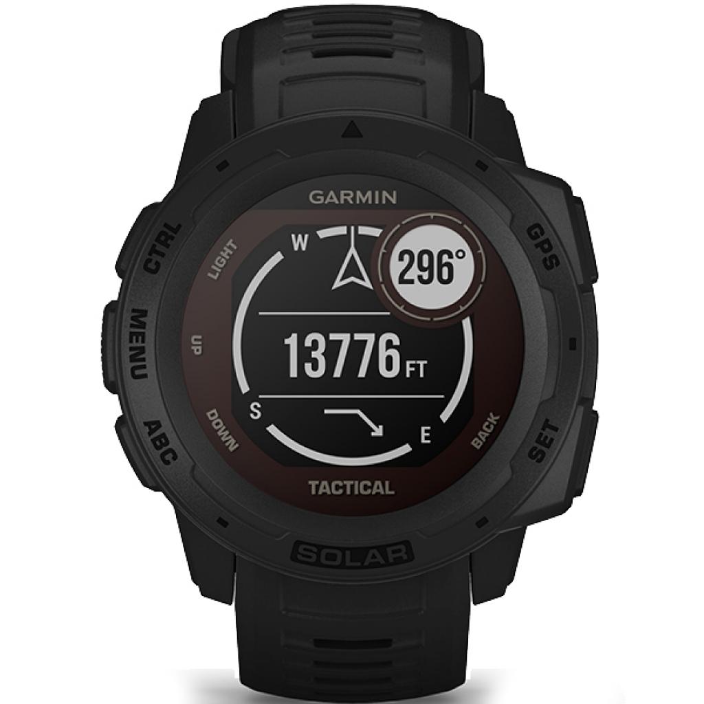 Смарт-годинник Garmin Instinct Solar, Tactical Edition, Black (010-02293-03) - зображення 2