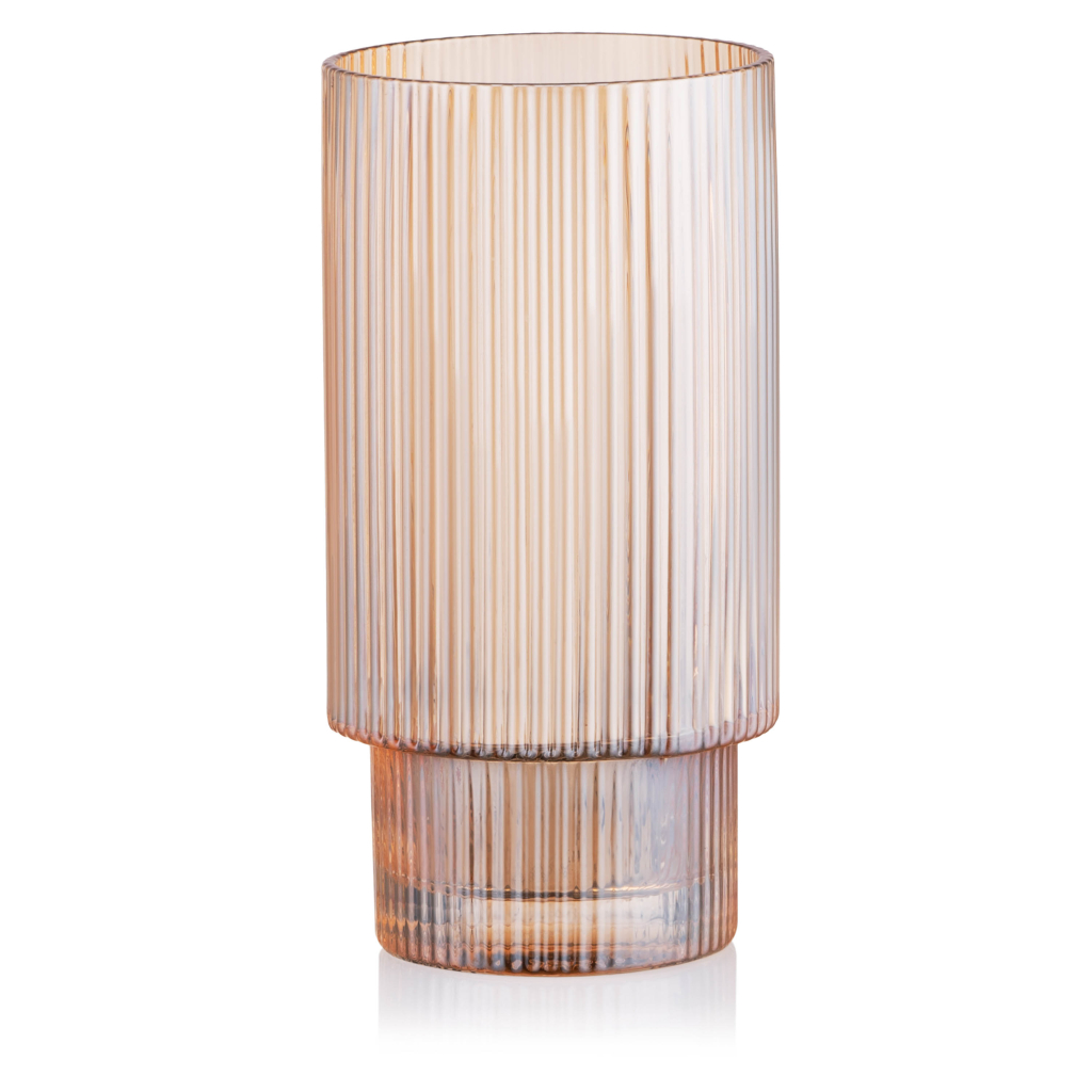 Набір склянок Ardesto 380мл, 2шт, скло, золотистий (AR2638GG) - зображення 1