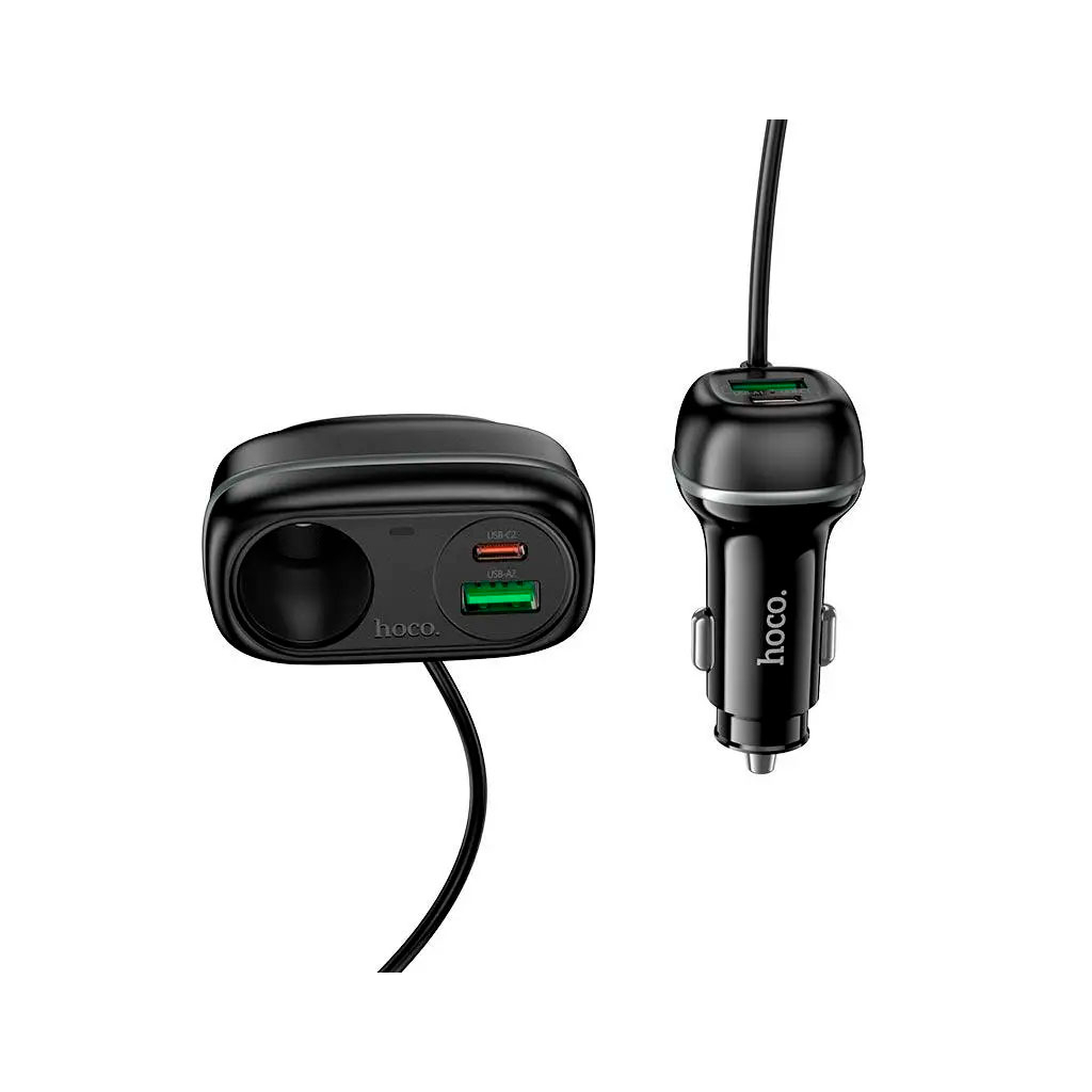 Зарядний пристрій HOCO HOCO Z59A Rank 96W 2xUSB + 2xUSB Black (6942007641517) - зображення 4