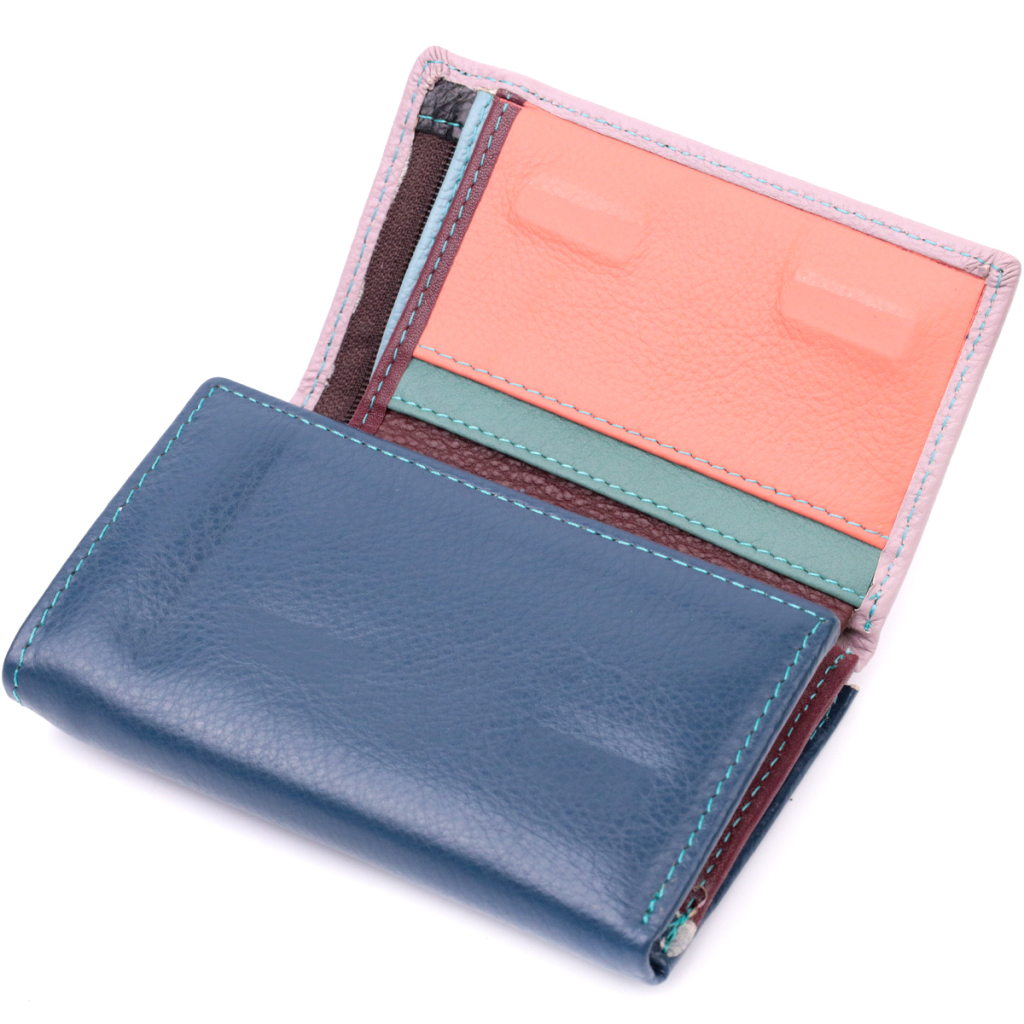 Гаманець ST Leather З натуральної шкіри Різнокольоровий (19462) - зображення 5