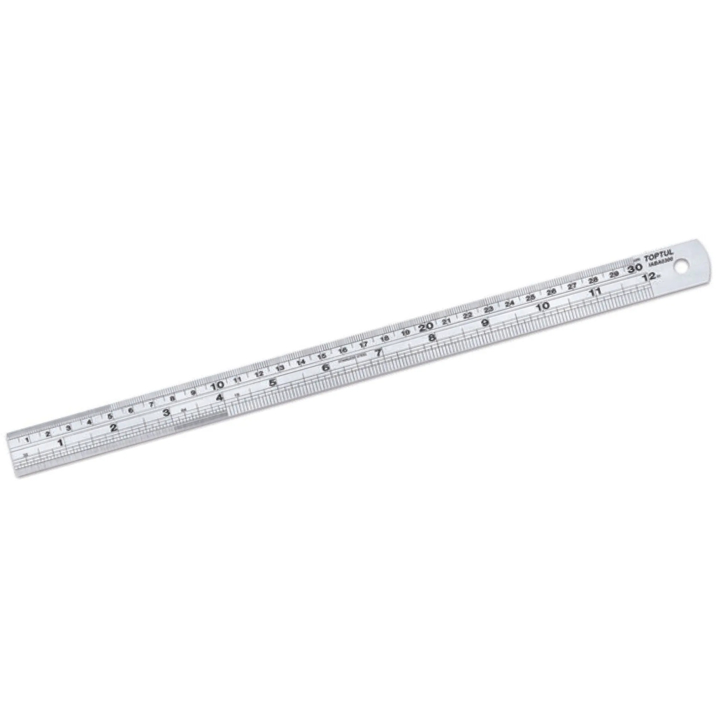 Лінійка будівельна Toptul 1м з нержавіючої сталі (IABA1000) - зображення 1