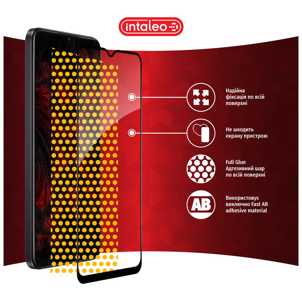 Скло захисне Intaleo Full Glue Oppo A38 5G Black (1283126582493) - зображення 7