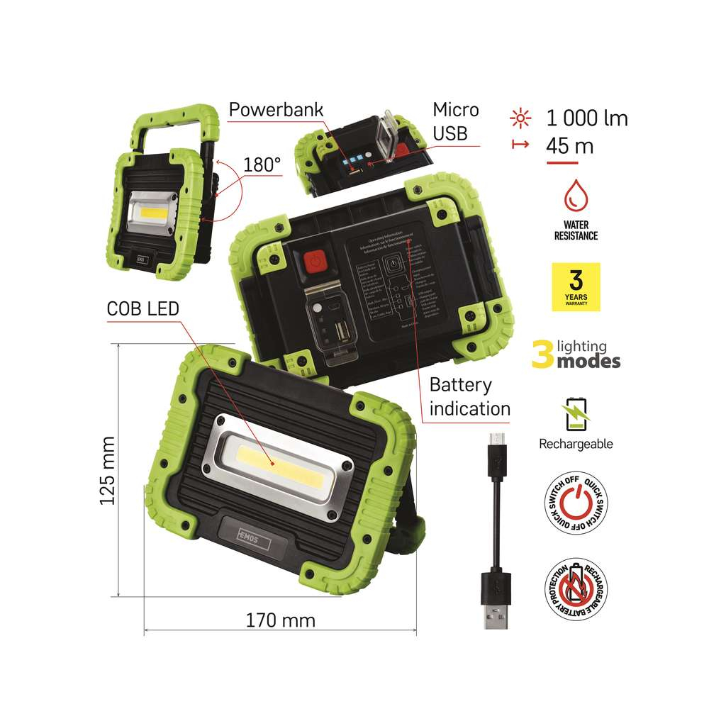Ліхтар EMOS прожектор (P4533) - зображення 8