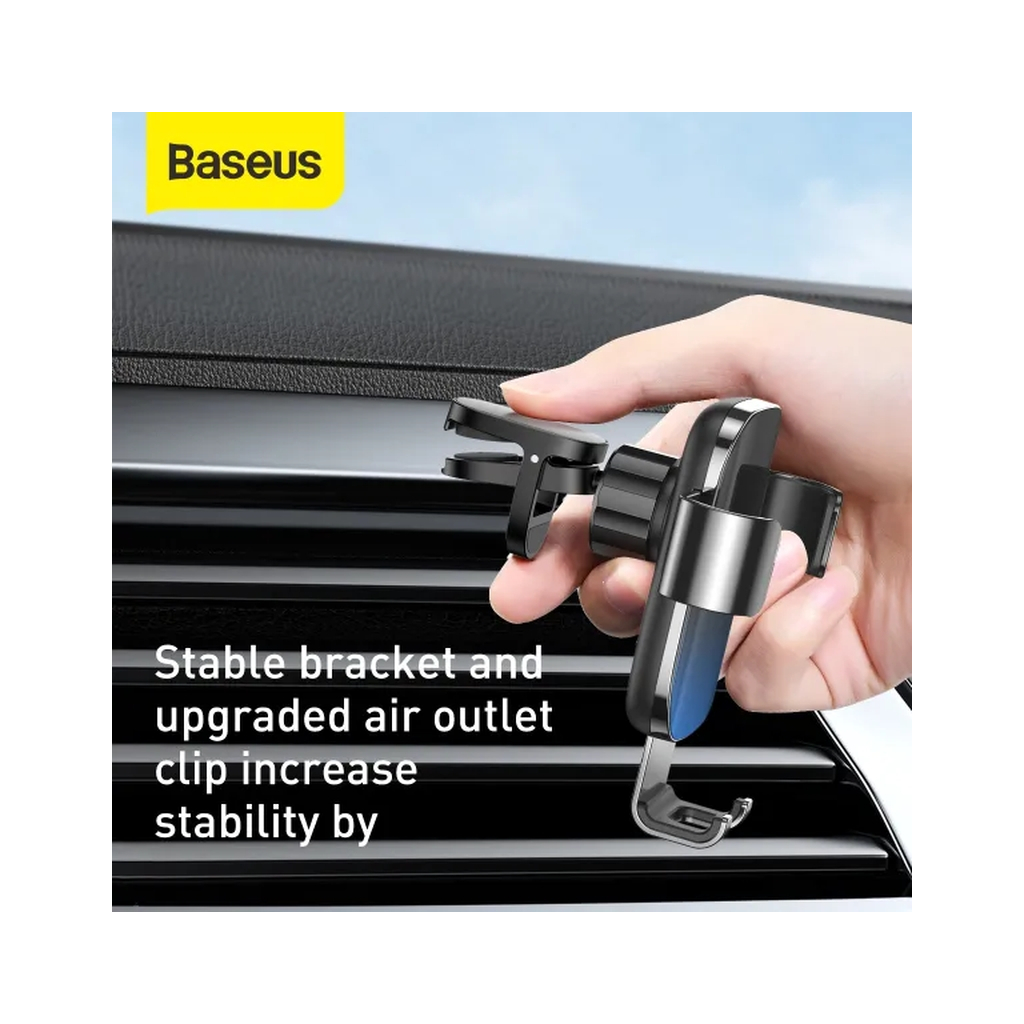 Універсальний автотримач Baseus Glaze Cravity Car Mount Black (SUYL-LG01) - изображение 9