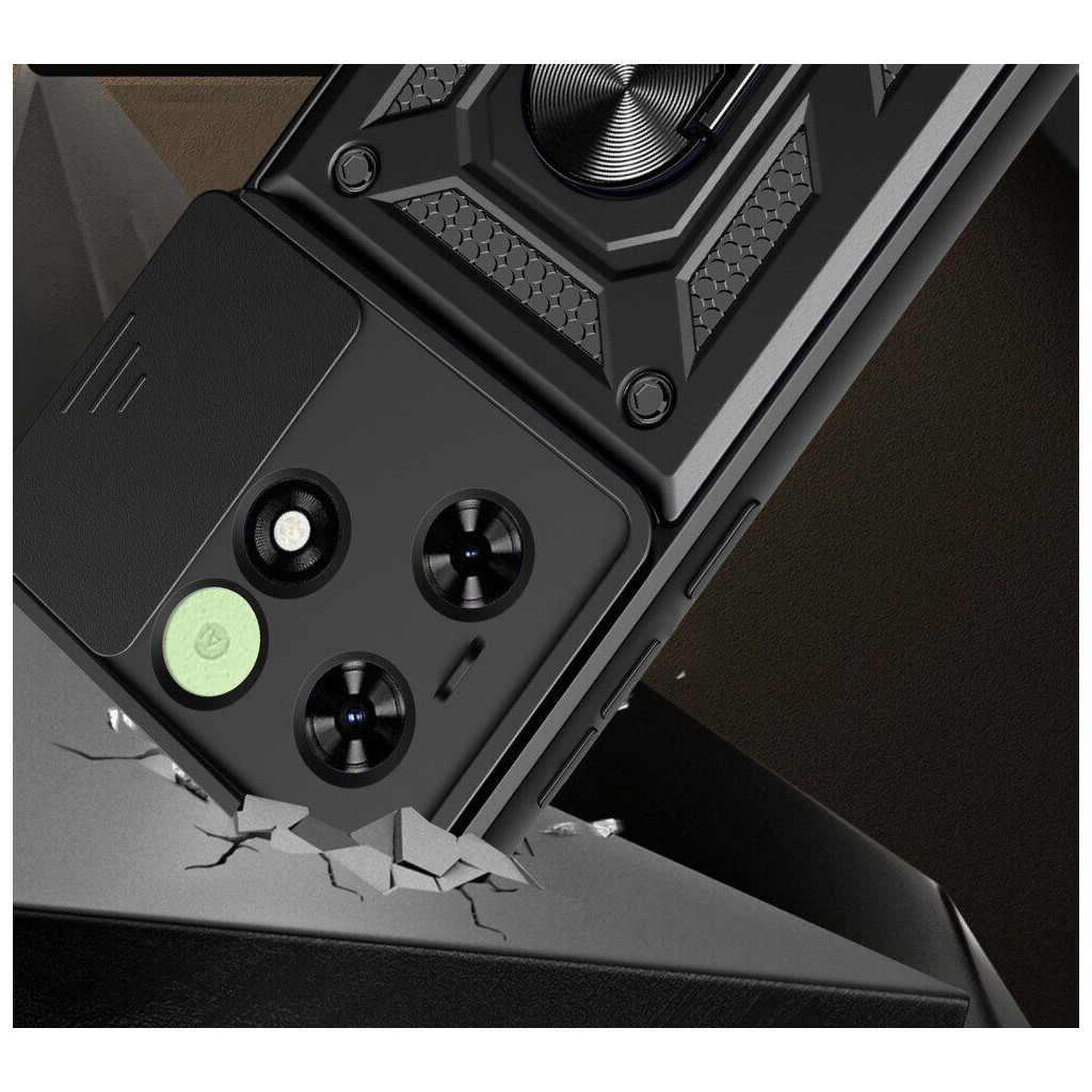 Чохол до мобільного телефона BeCover Military Tecno Spark Go 2024 (BG6) Black (710684) - зображення 5