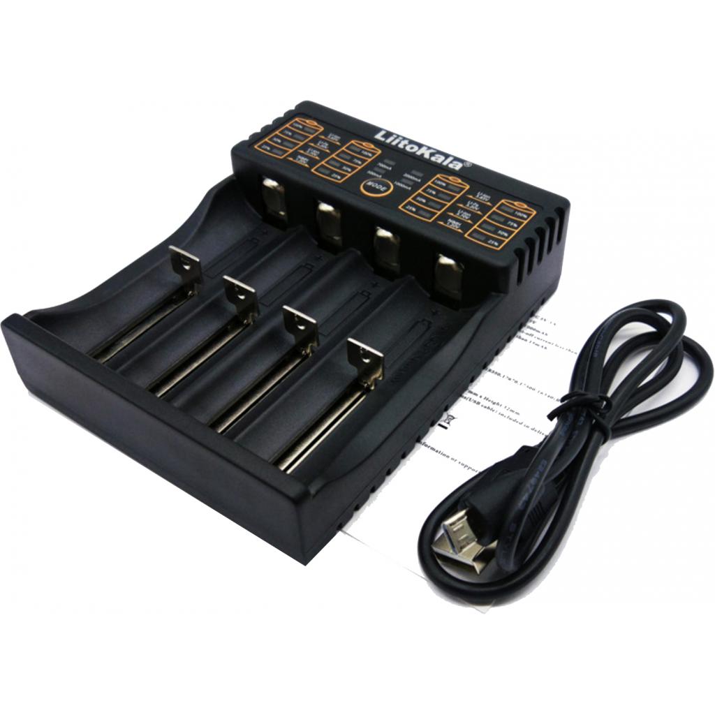 Зарядний пристрій для акумуляторів Liitokala 4 Slots, LCD дисплей, Li-ion/Ni-MH/Ni-Cd/AA/ААA/AAAA/С (lii-402) - зображення 1