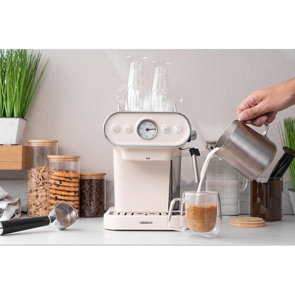 Ріжкова кавоварка еспресо Ardesto FCM-E15BG - picture 7