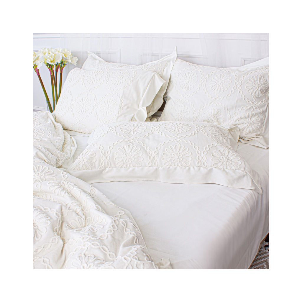 Постільна білизна MirSon Pique Cotton Snow mountain King Size (2200006536567) - зображення 1