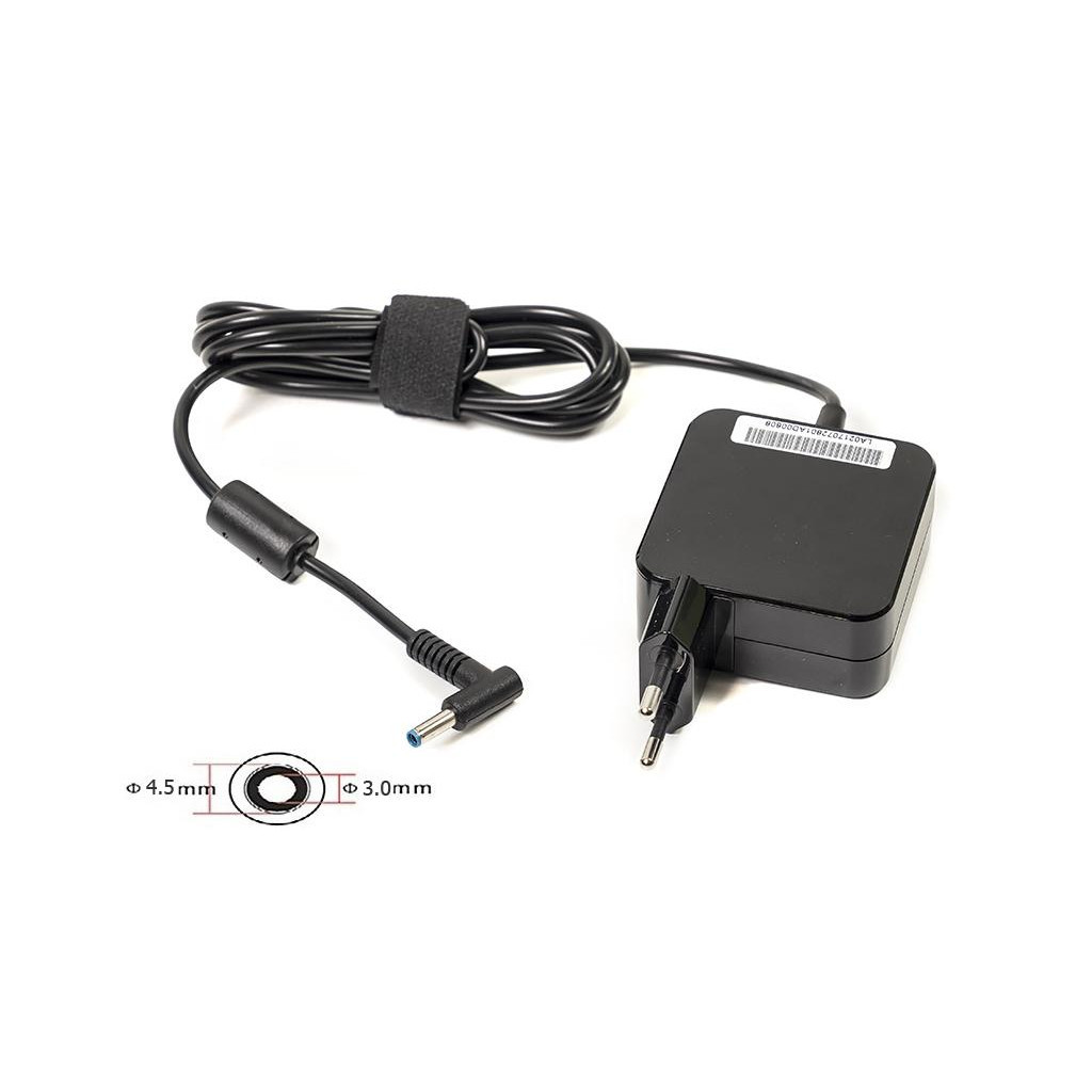 Блок живлення до ноутбуку PowerPlant HP 220V, 19.5V 45W 2.31A (4.5*3.0) wall mount (WM-HP45G4530) - зображення 1