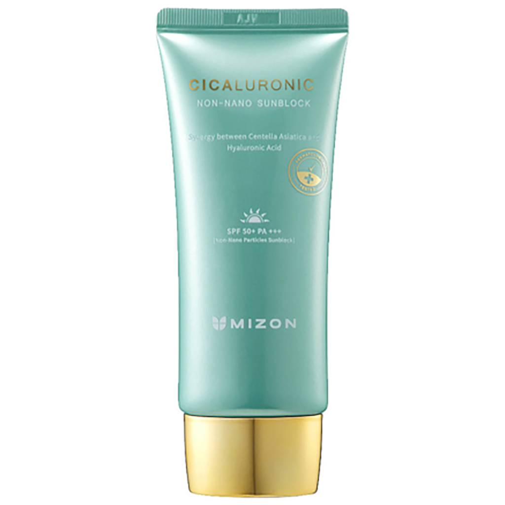 Засіб від засмаги Mizon Cicaluronic Non-nano Sunblock SPF 50+ PA+++ Сонцезахисний зволожувальний крем 50 мл (8809738601860) - зображення 1