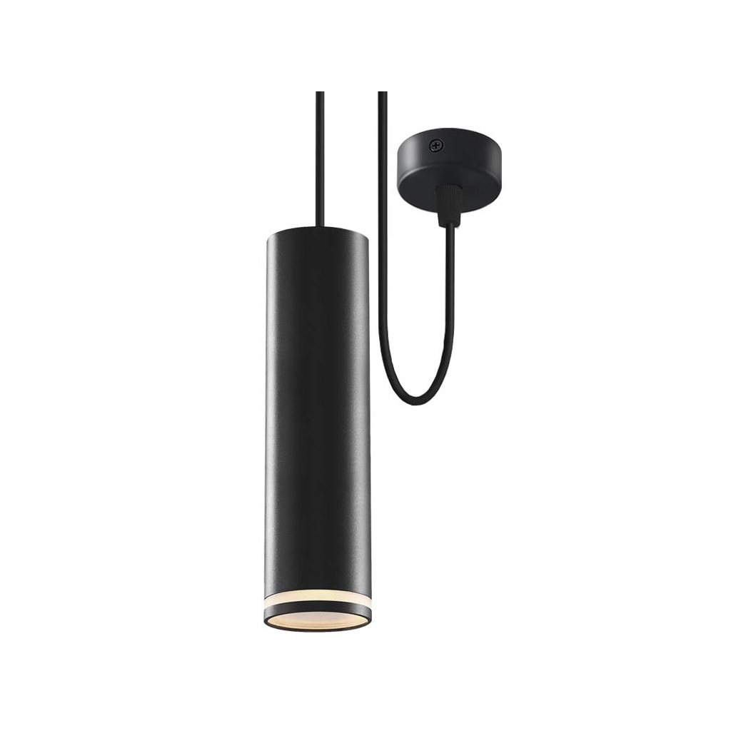 Світильник Videx під лампу GU10 SPF05D підвісний чорний (VL-SPF05D-B) - изображение 1