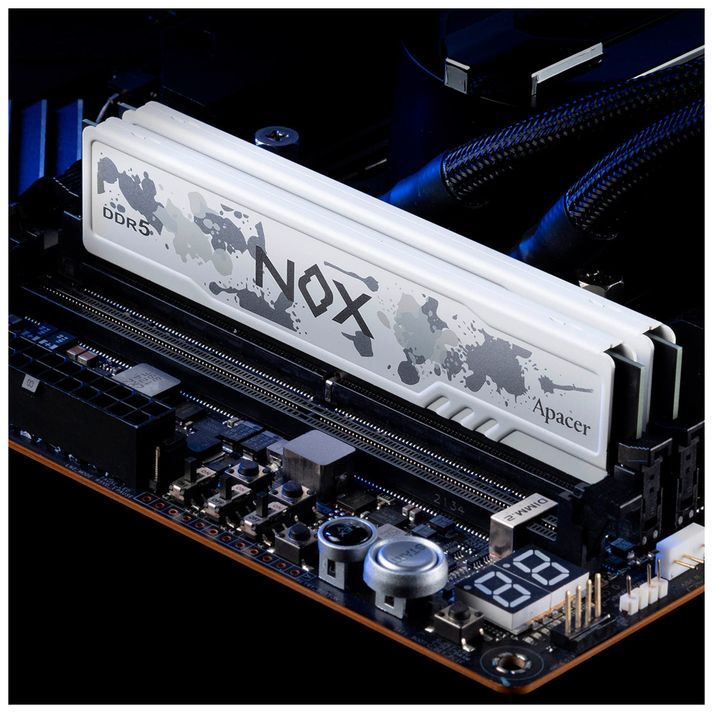 Модуль пам'яті для комп'ютера DDR5 32GB (2x16GB) 5600 MHz NOX White Apacer (AH5U32G56C522MWAA-2) - зображення 2