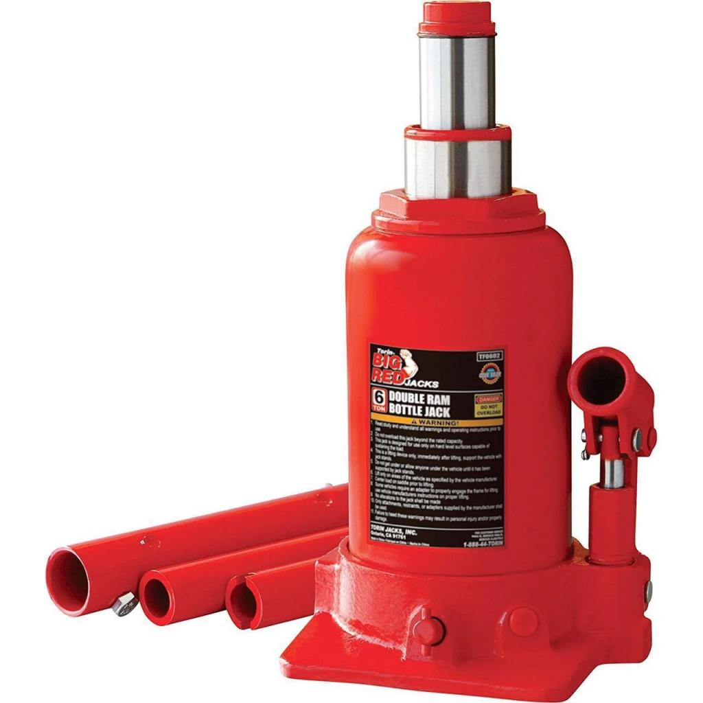 Домкрат Torin двоштоковий низькопрофільний 6т 215-485 мм (TF0602) - зображення 1