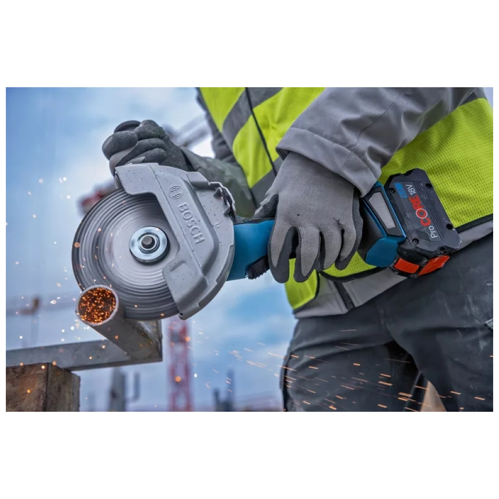 Шліфувальна машина Bosch GWS 182P 125 мм 18V, 2800-9000об/хв, 1.7кг (без АКБ та ЗП) (0.601.9H6.L01) - зображення 7