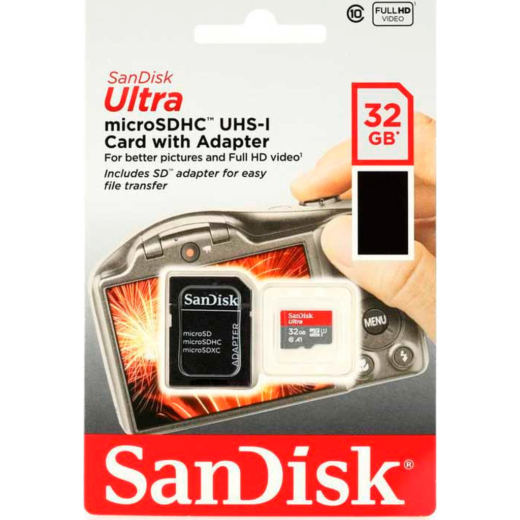 Карта пам'яті SanDisk 32GB microSDHC class 10 UHS-I A1 (SDSQUA4-032G-GN6IA) - зображення 3