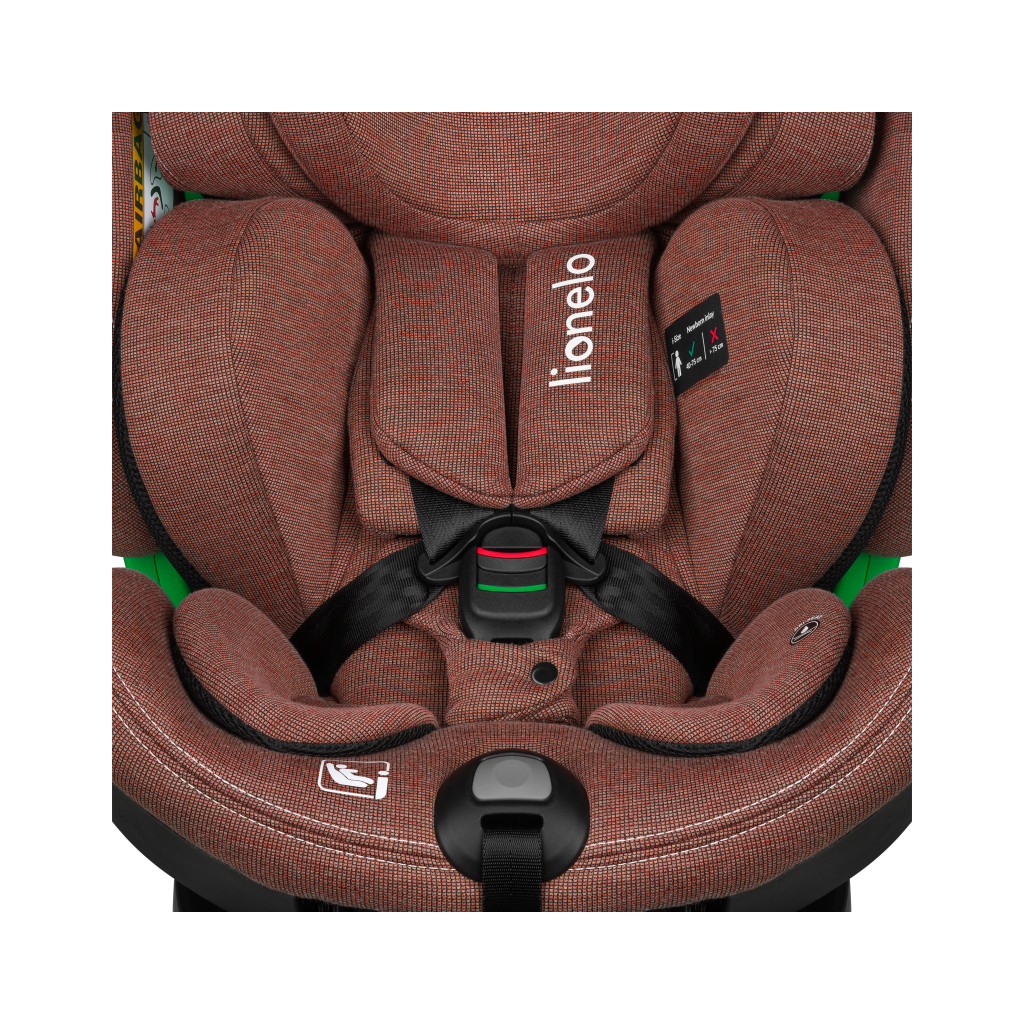 Автокрісло Lionelo Harmony I-Size Red Brick Bamboo (LO-HARMONY I-SIZE RED BRICK BAMBOO) - зображення 7