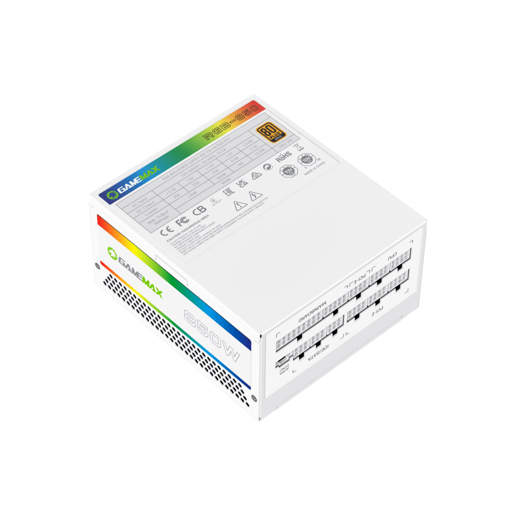 Блок живлення Gamemax 850W (RGB850 PRO WH) - зображення 7