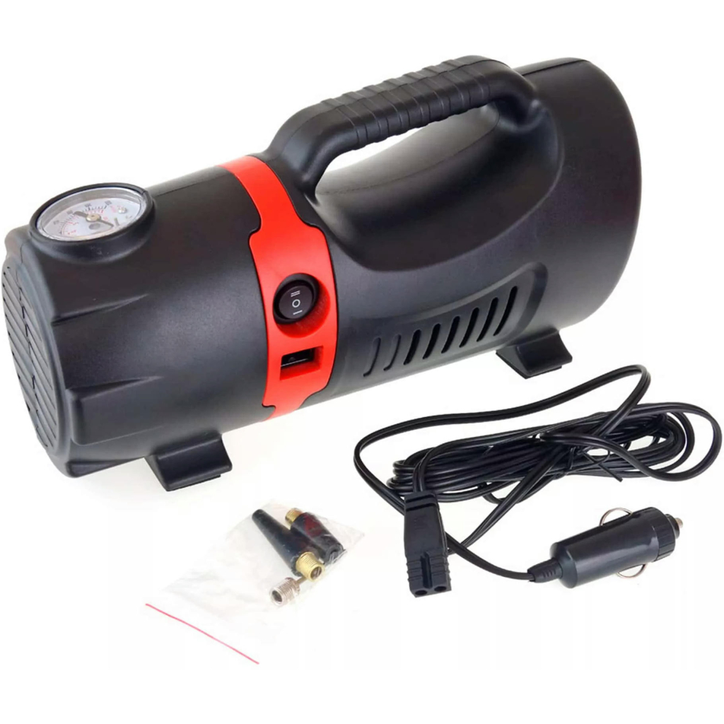 Автомобільний компресор AMiO 12V/230V (02383) - зображення 3