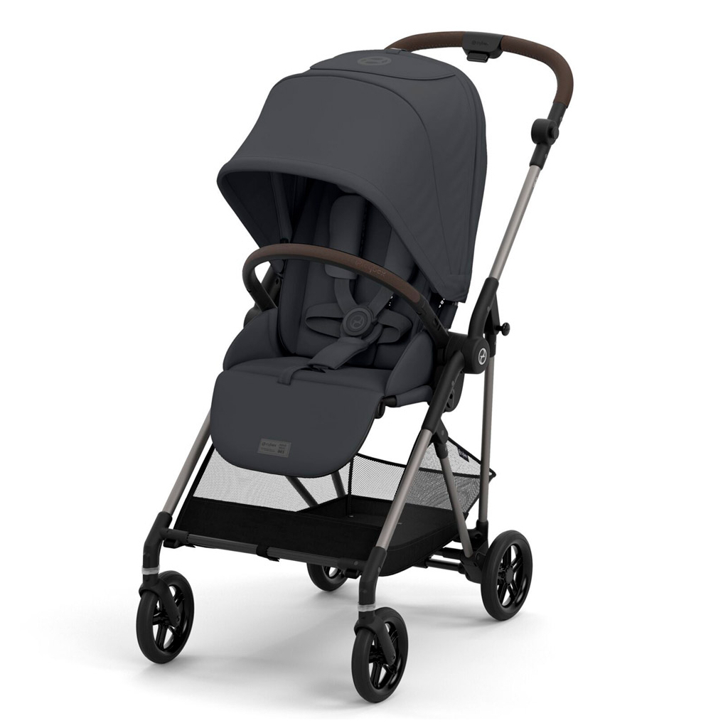 Коляска Cybex Melio Monument Grey (з бампером) (522002663) - зображення 1