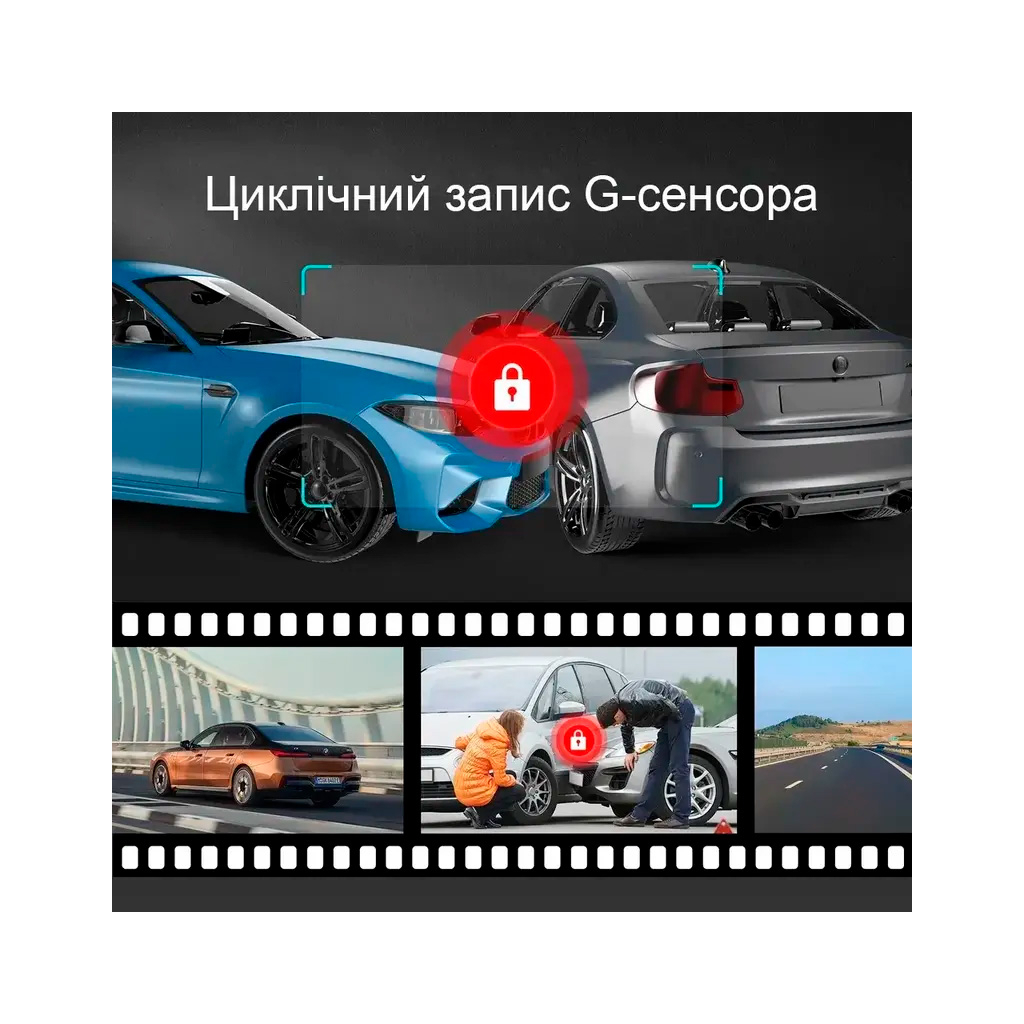 Відеореєстратор LINGDU Dash Cam D500 (D500) - зображення 5