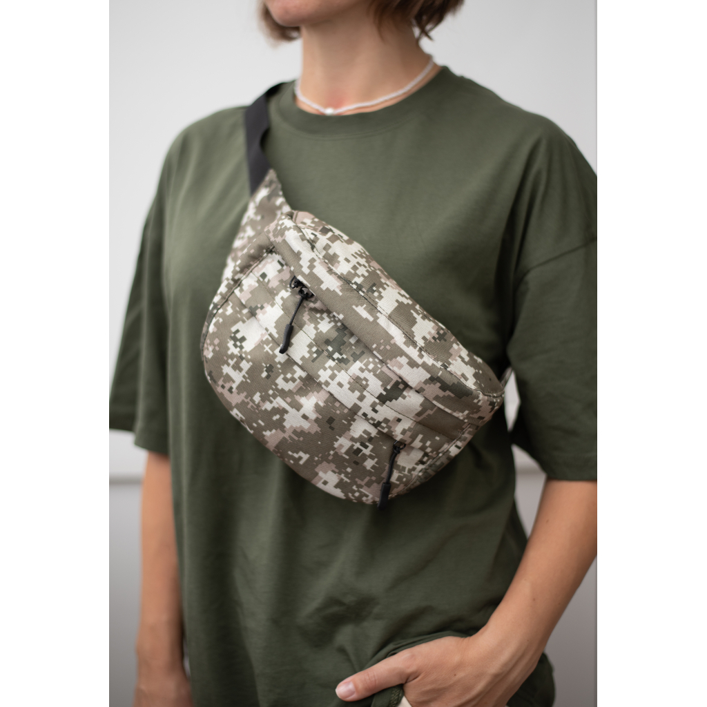 Сумка-бананка Vinga BiG Pixel, Oxford 600D (VBBO600PX) - зображення 5