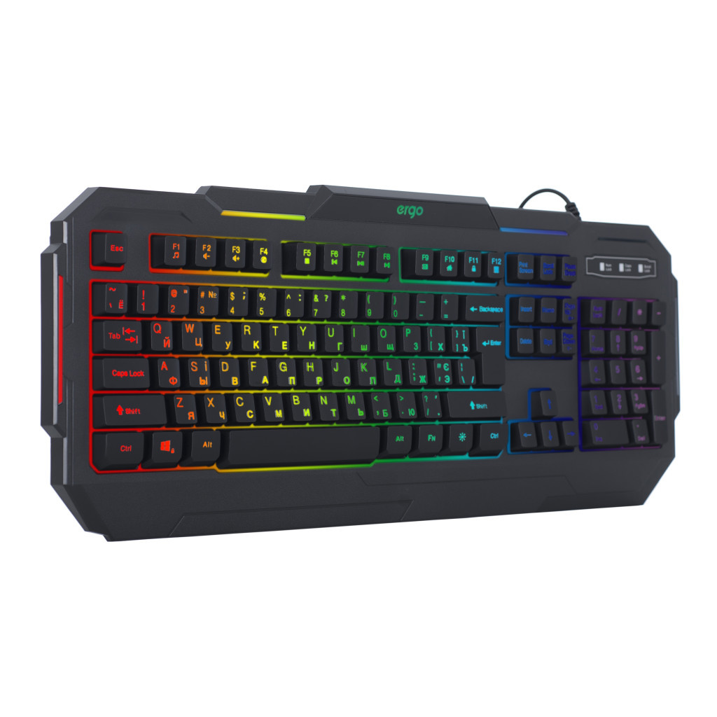 Клавіатура Ergo KB-680 USB Black - зображення 3