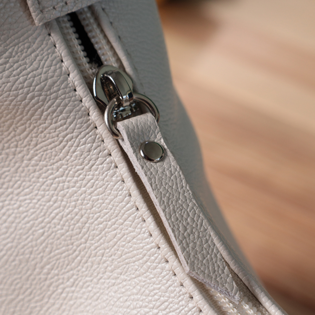 Сумка Shvigel З натуральної шкіри Бежева (22831) - зображення 11