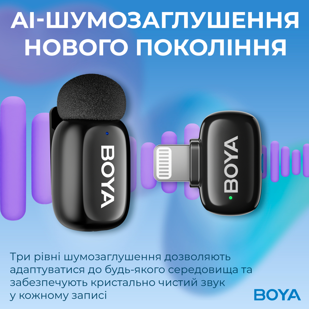 Мікрофон Boya mini-16 Type-C Black (mini-16) - picture 10
