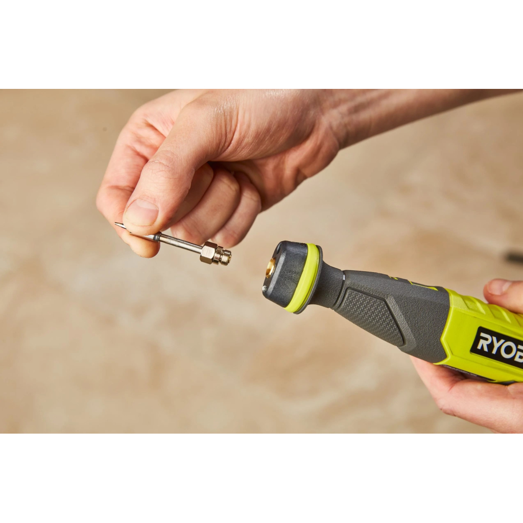 Паяльник електричний Ryobi RSI4-120G акумуляторний, USB, Lithium 4V 2Ah, 460°С, підсвічування (5133006146) - изображение 6