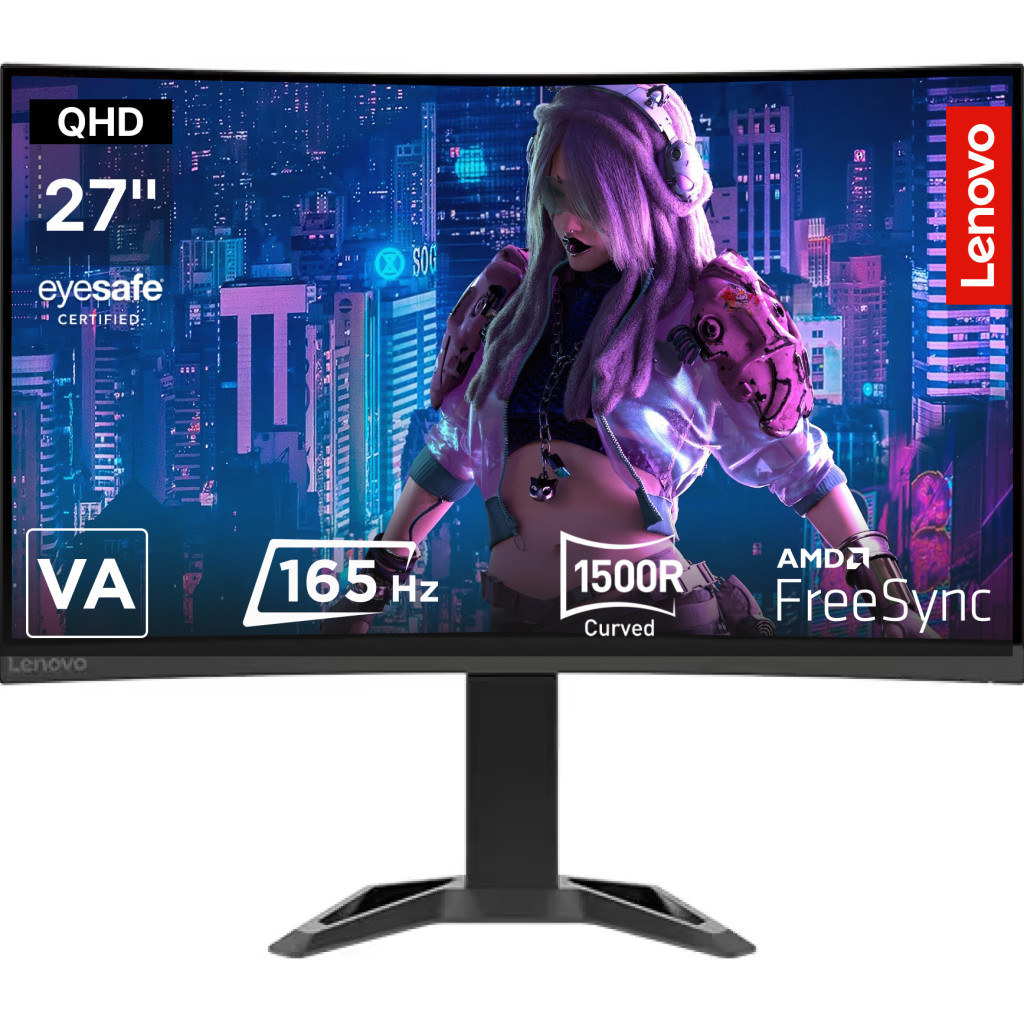 Монітор Lenovo G27qc-30 (66F4GAC2UA) - зображення 1