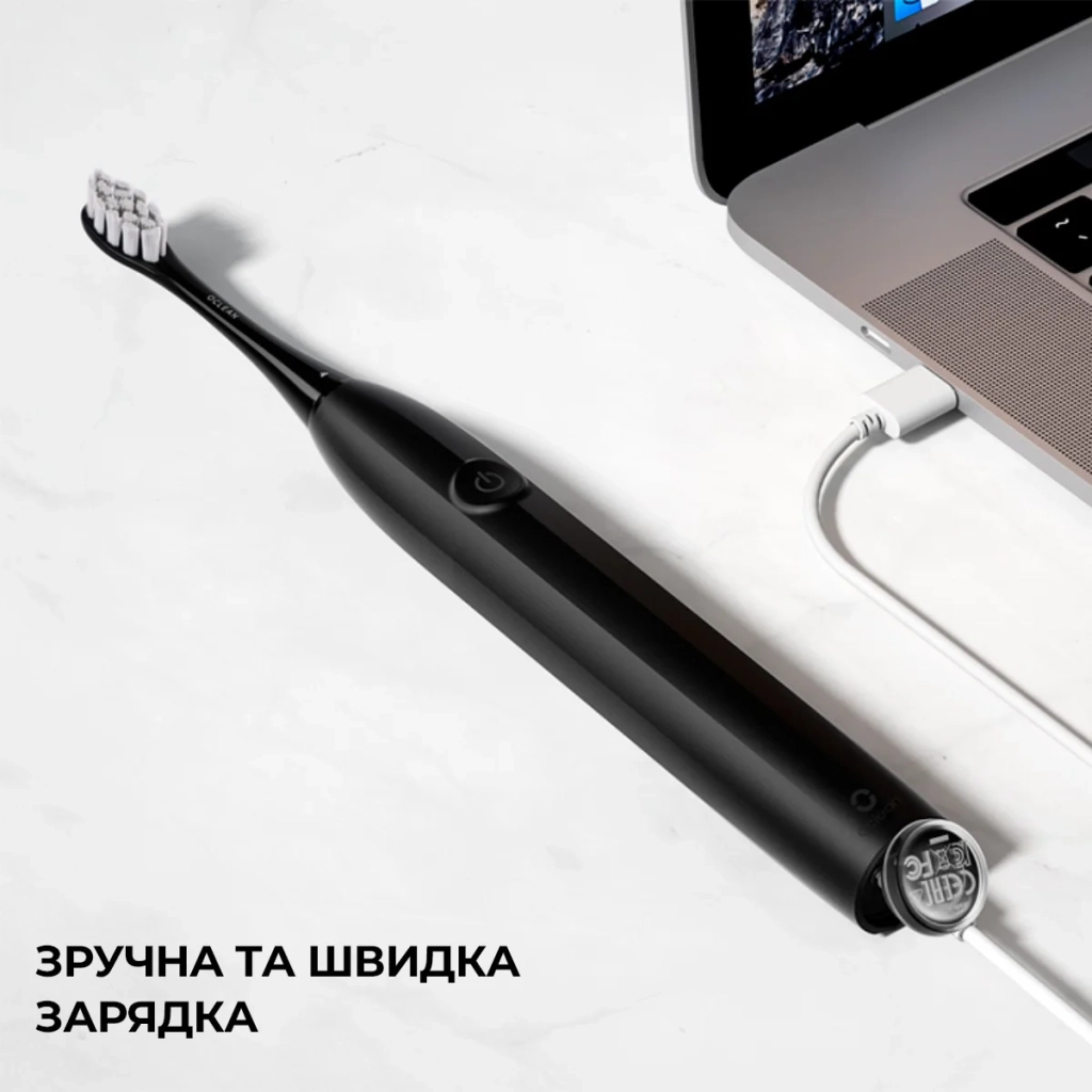 Електрична зубна щітка Oclean Endurance Eco Electric Toothbrush Black (6970810553321) - зображення 8