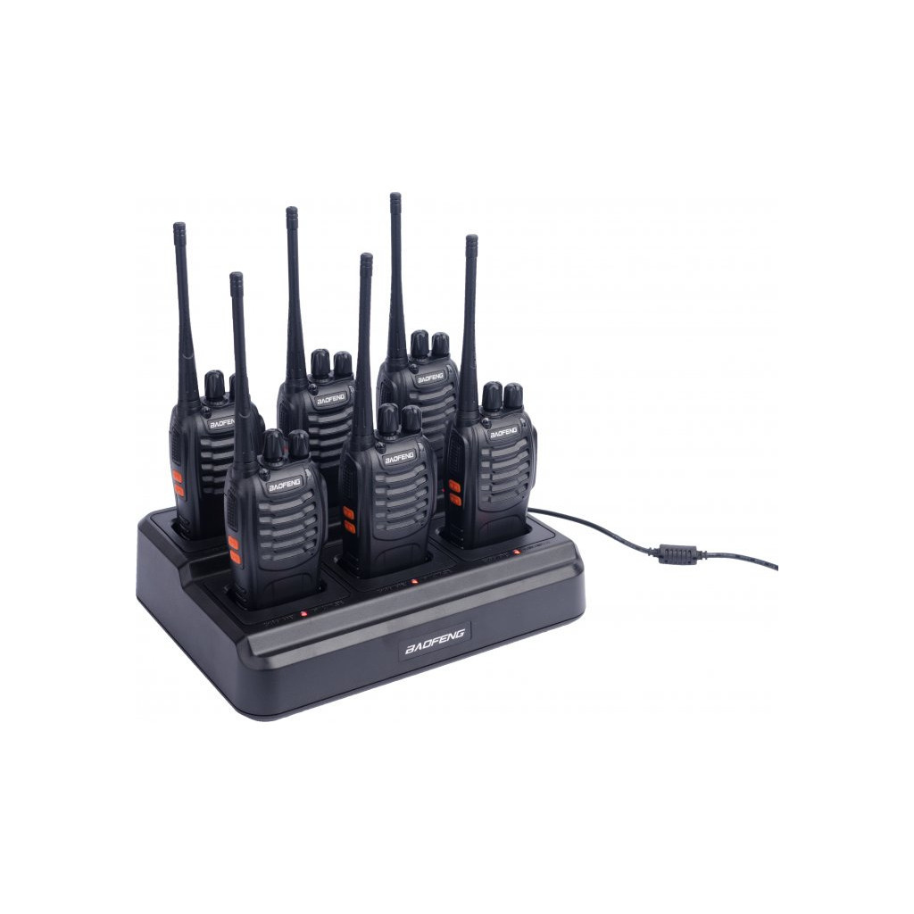 Портативна рація Baofeng BF-888S SIX PACK + зарядний комплект (BL-1X6 + 6 АКБ BL-888) (BF-888S_6_6WCBF888S_BL-88) - зображення 2