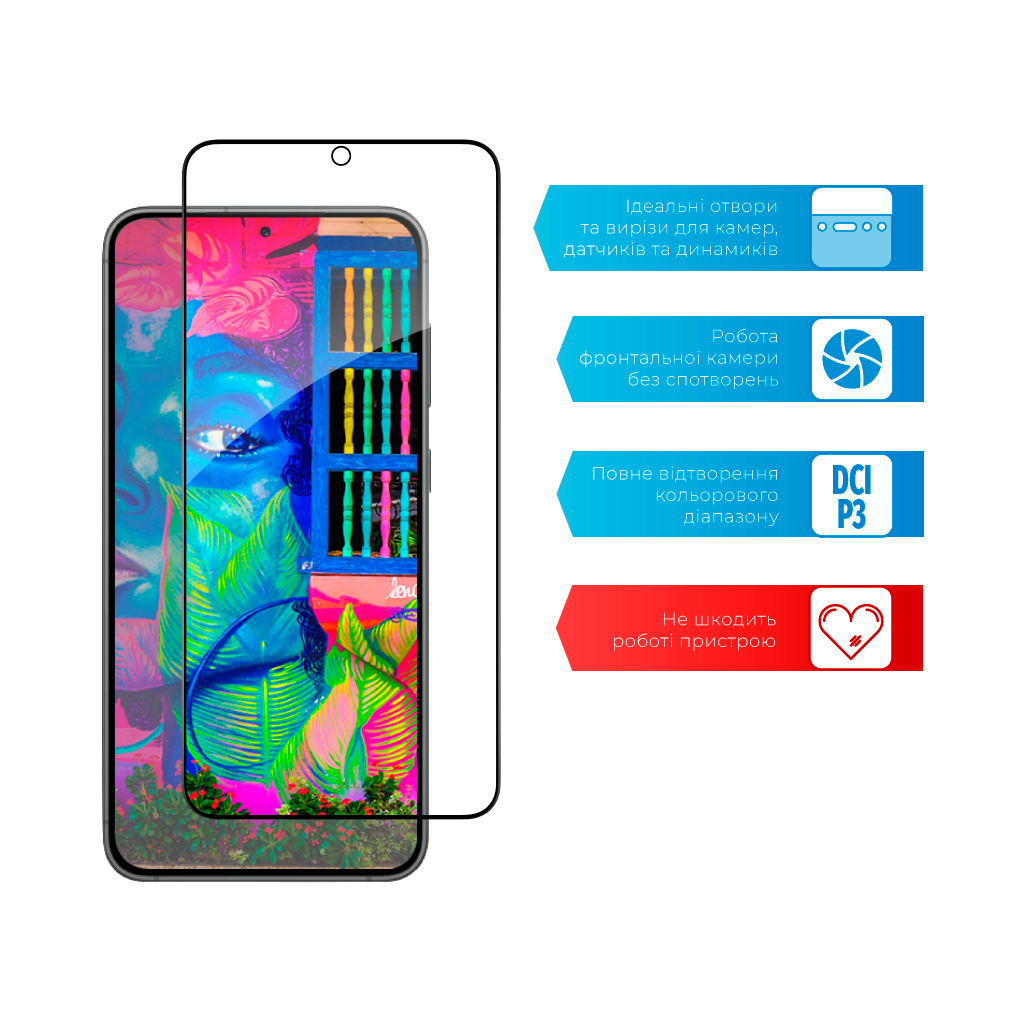 Скло захисне ACCLAB Full Glue Samsung S23 Plus (1283126559686) - зображення 5