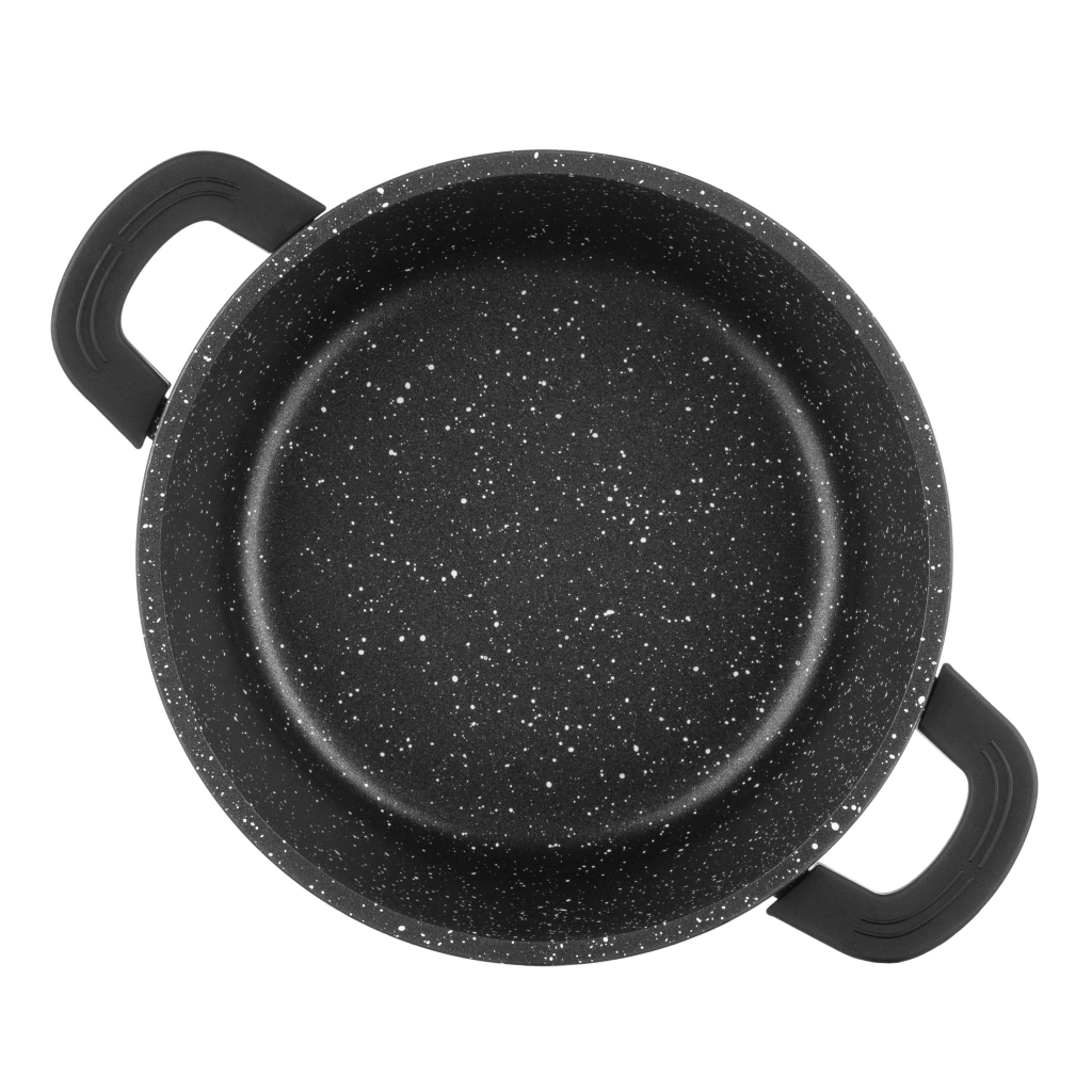 Каструля Ardesto Gemini Anzio, 1.8л, алюміній, чорний (AR2418GE) - зображення 5