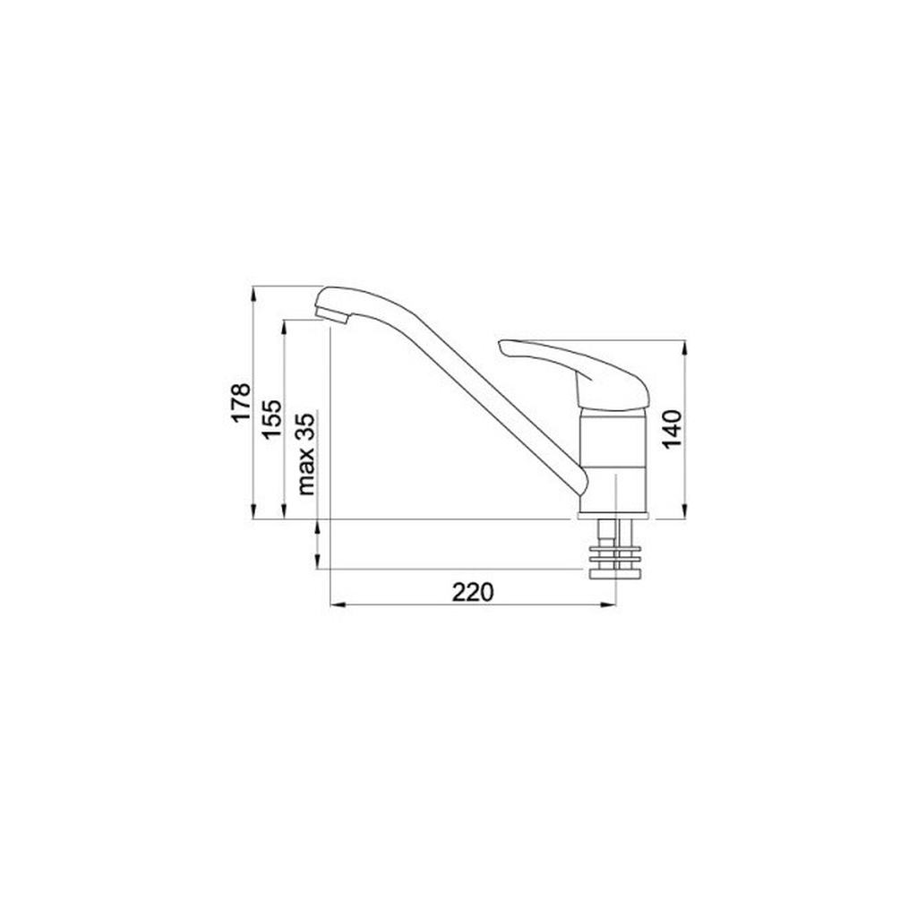 Змішувач Elleci Minerva cromato - зображення 2