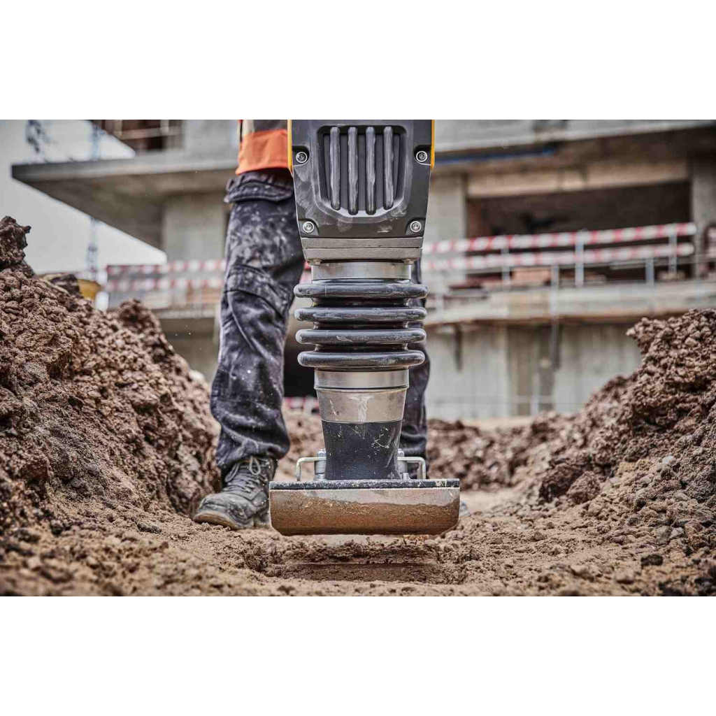 Вібротрамбувалка DeWALT POWERSHIFT Li-Ion 55V, 11.6 кН, 65 кг (без АКБ та ЗП) (DCPS660N) - изображение 10