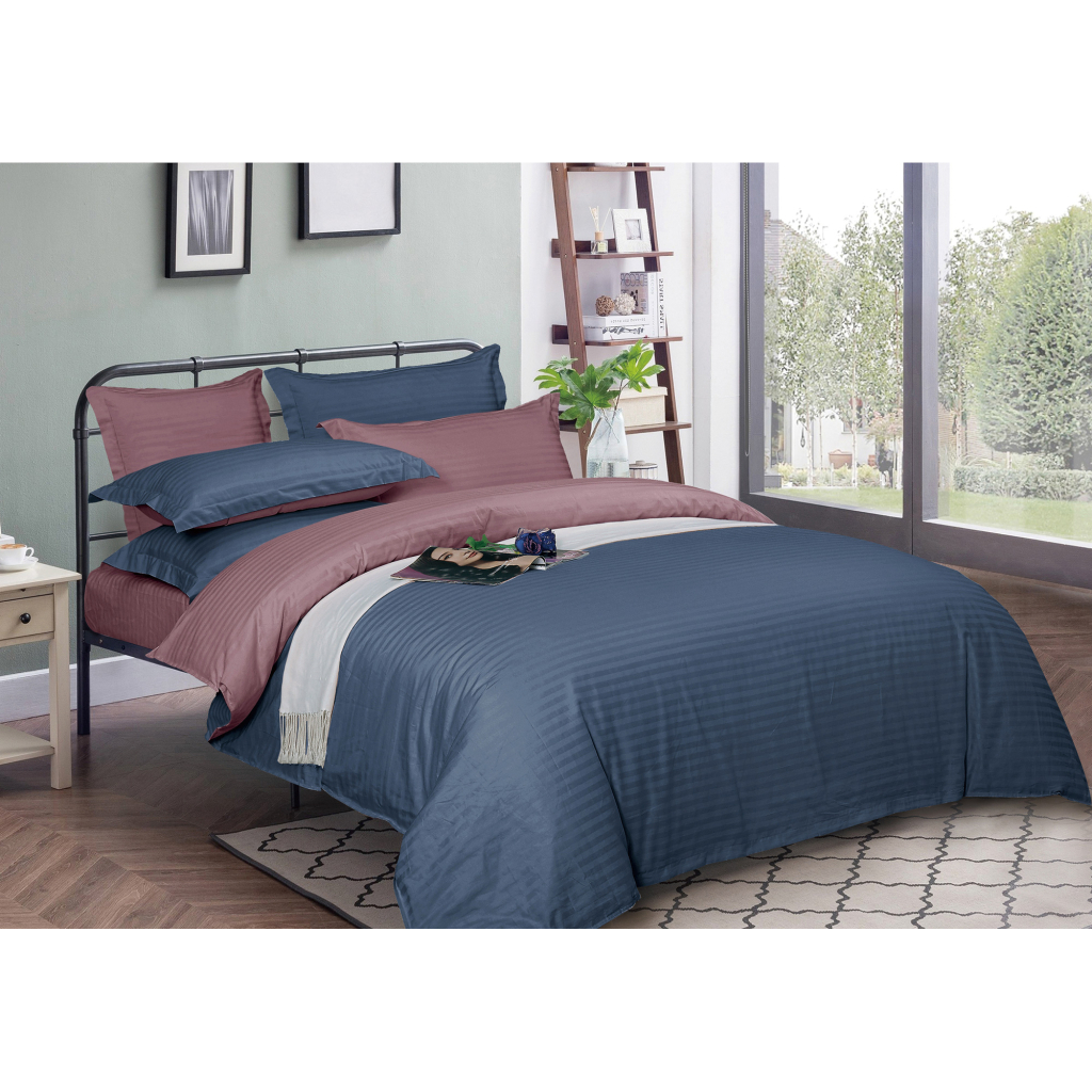 Підковдра MirSon Satin Stripe 30-0020 + 30-0008 Lovelin 220х240 см (2200005266052) - зображення 1