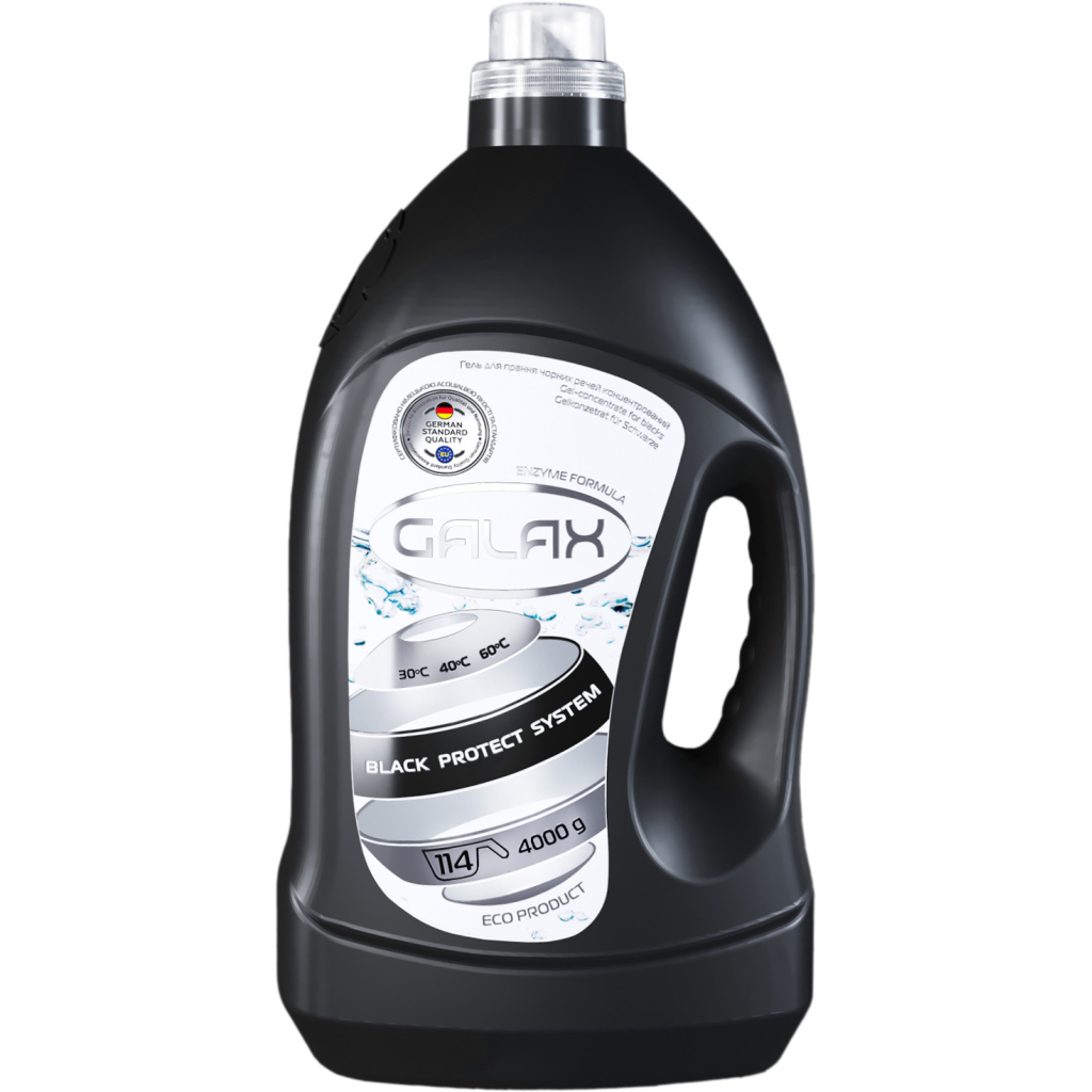 Гель для прання Galax для чорних речей 4 кг (4260637720030) - зображення 1