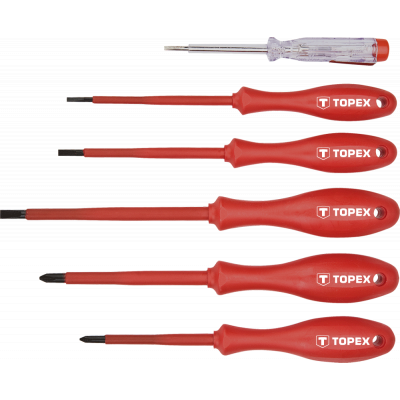 Набір викруток Topex 1000 D155, 6 шт. (39D155) - зображення 1