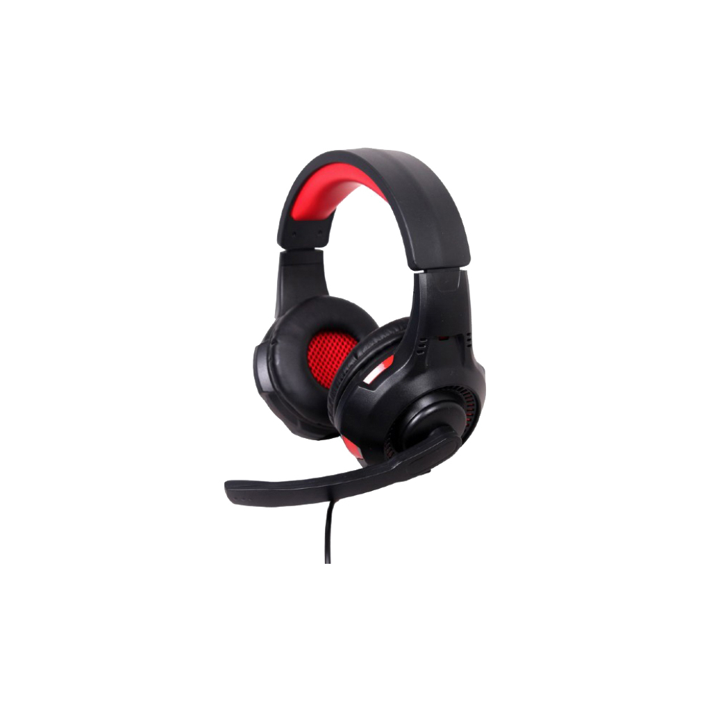 Навушники Gembird GHS-U-5.1-01 Black/Red (GHS-U-5.1-01) - зображення 1
