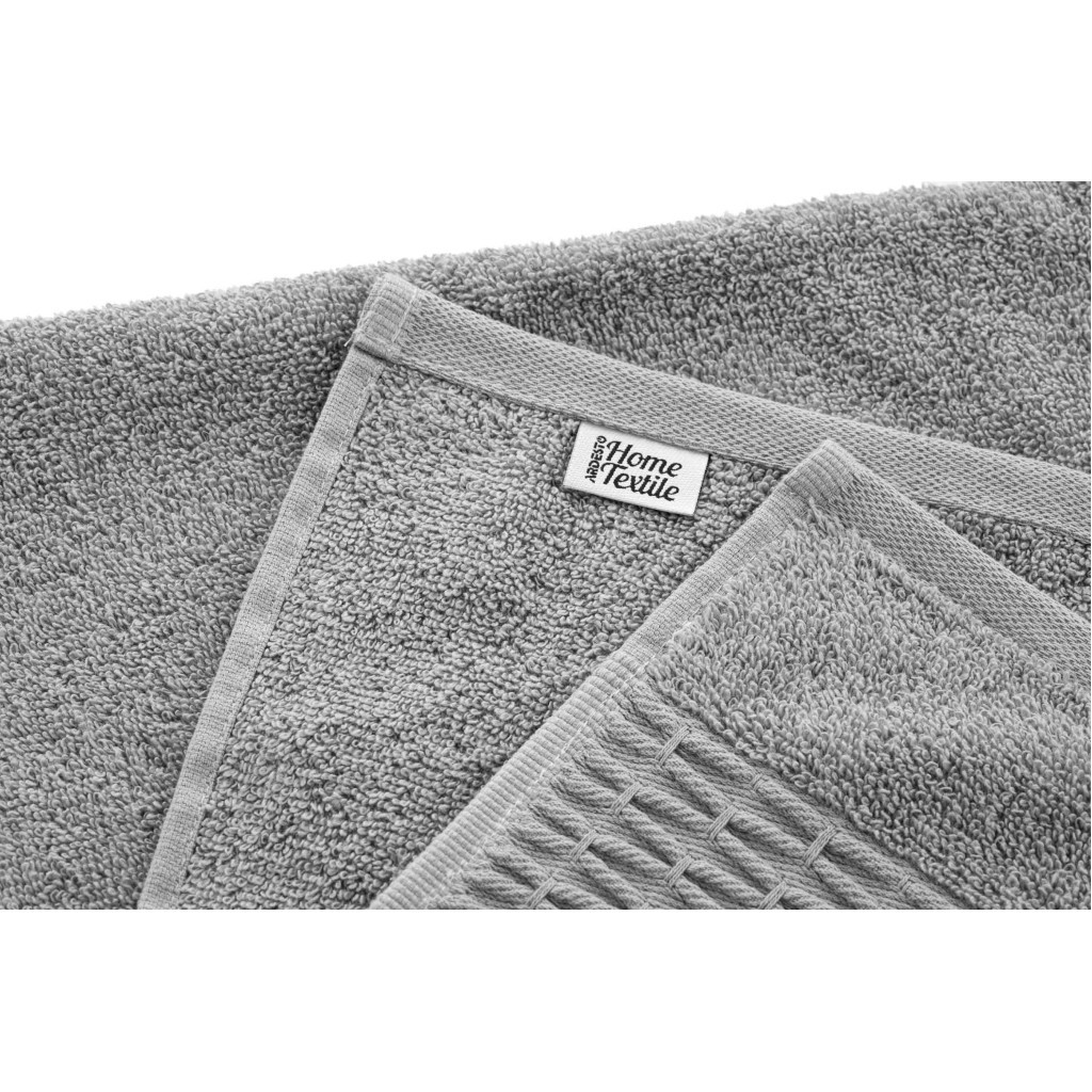 Рушник Ardesto набір махрових Lotus 2 шт 50х90 см індіго, 70х140см, 100% бавовна, сірий (ART2357SG) - изображение 11